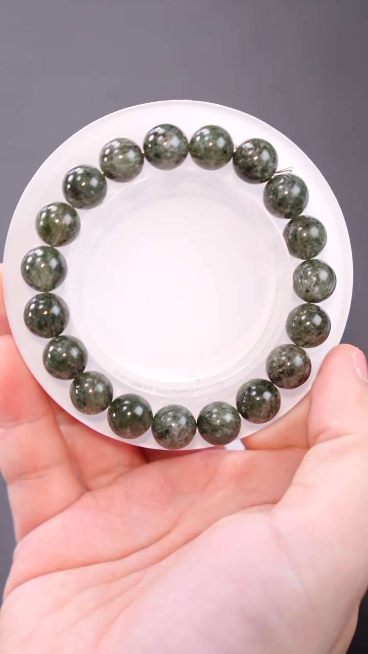 【闪购商品】水晶单圈未镶嵌Q034绿幽灵单圈10mm