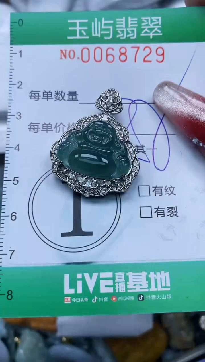 【闪购商品】翡翠颈饰未镶嵌闪购0068729