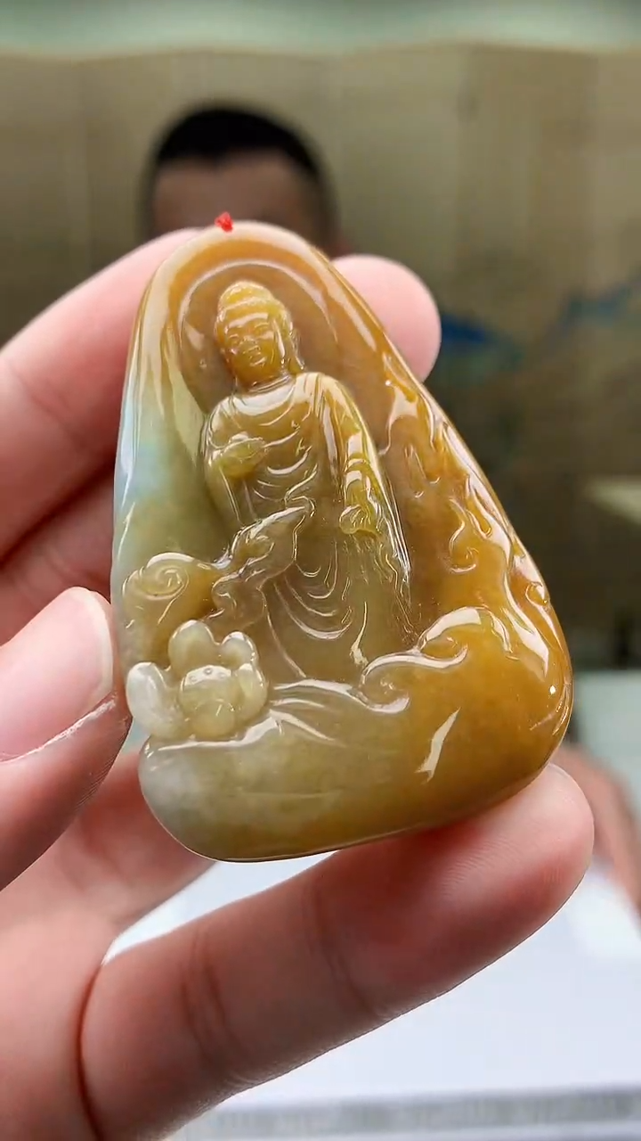 【闪购商品】定制翡翠未镶嵌4812bb-毛货挂件71