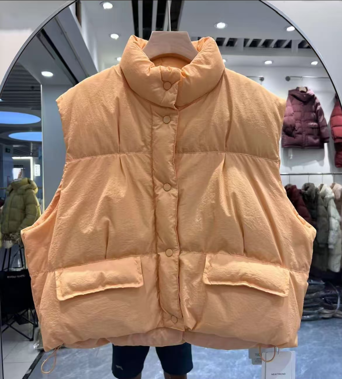 2025年新款羽绒马甲女短款立领无袖宽松多色百搭