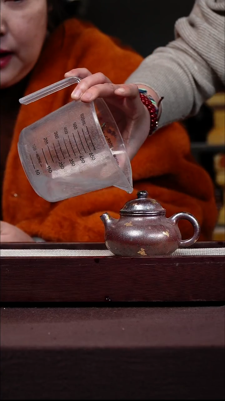 茶壶紫砂宜兴紫砂GFY 龙血砂紫檀木柴烧 容天