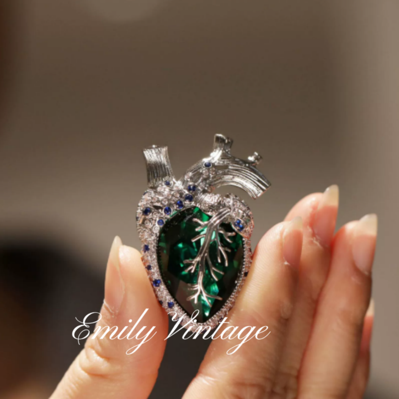 铜合金仿水晶胸针  【3288】Emily Vintage珍藏款