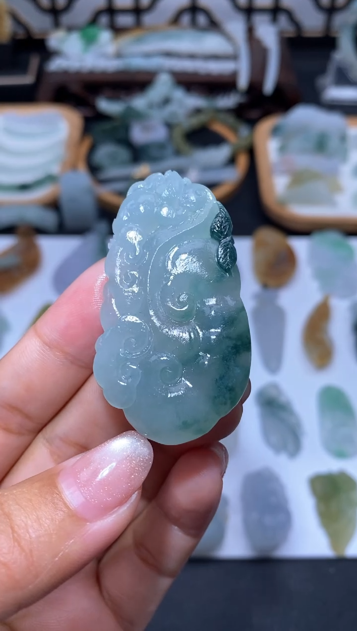 【闪购商品】定制翡翠未镶嵌如意