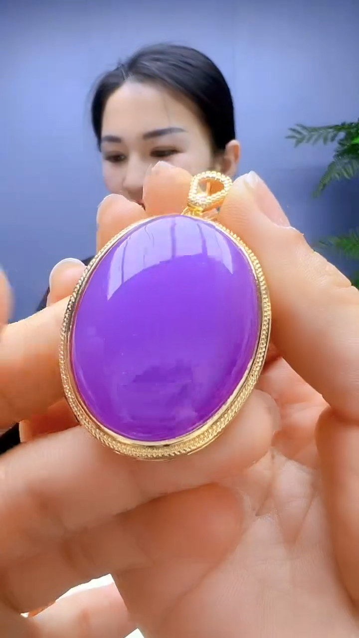 【闪购商品】翡翠颈饰14K金镶嵌颈饰