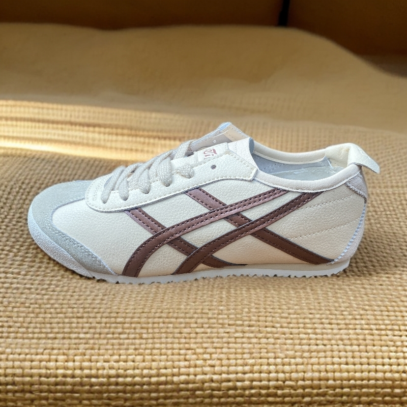 运动鞋通用低帮皮拼接轻便系带时尚男女士休闲鞋百搭