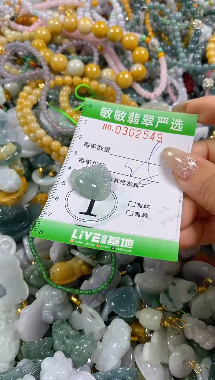翡翠未镶嵌颈饰闪购0302549