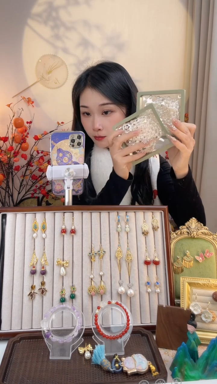 铜合金无非金属无长款毛衣链项链