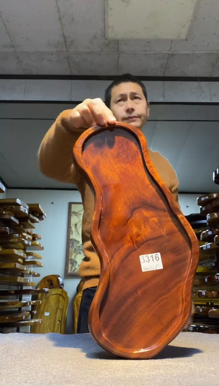 实木茶盘 一物一拍（不含配件）