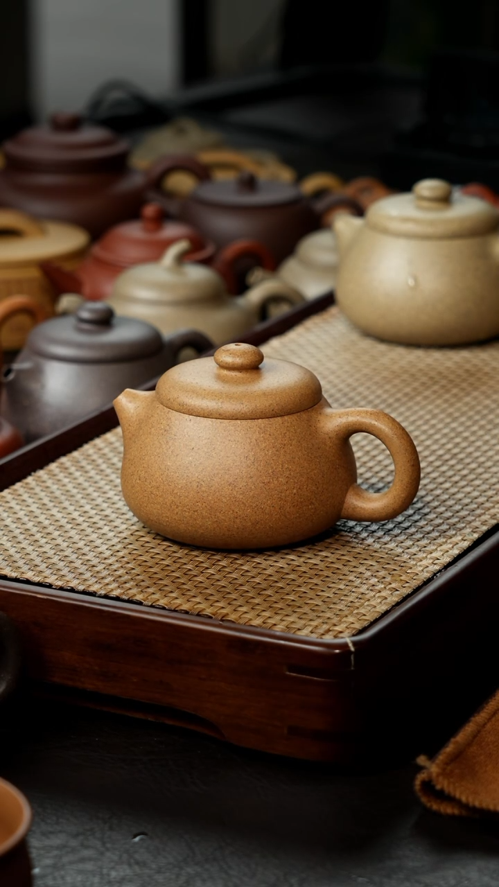【闪购商品】紫砂茶壶花块电窑大彬文旦150cc