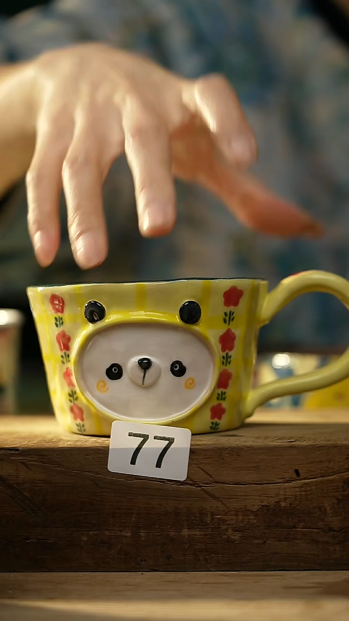 【闪购商品】瓷片手绘·杯/设计师 xudu 款