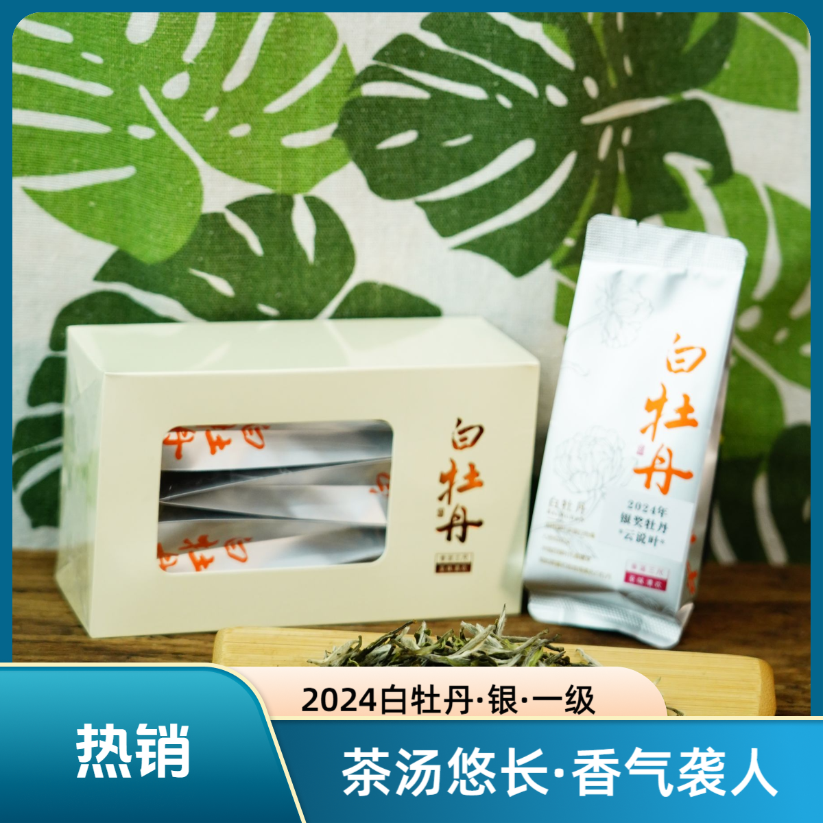 云说叶【五泡品鉴装】一级·2024年银奖牡丹25g丨福鼎白茶丨钟宛舒制