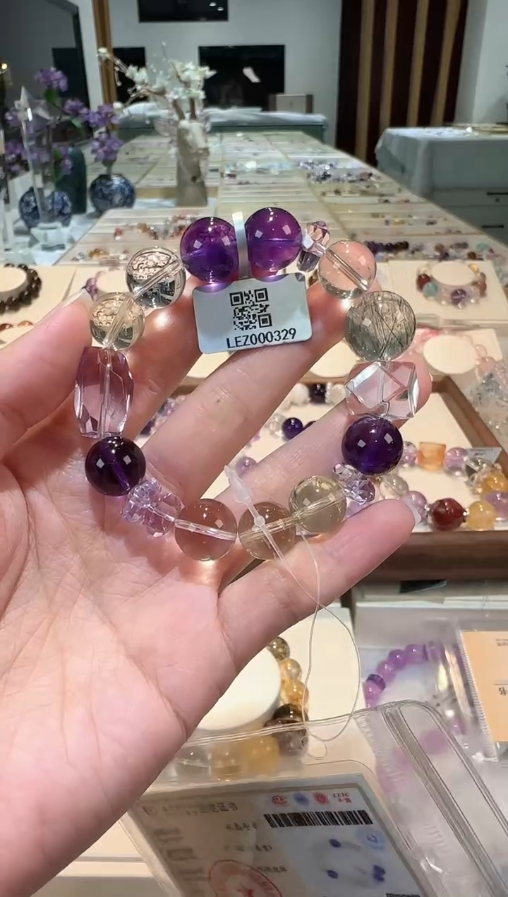 未镶嵌手链水晶手串