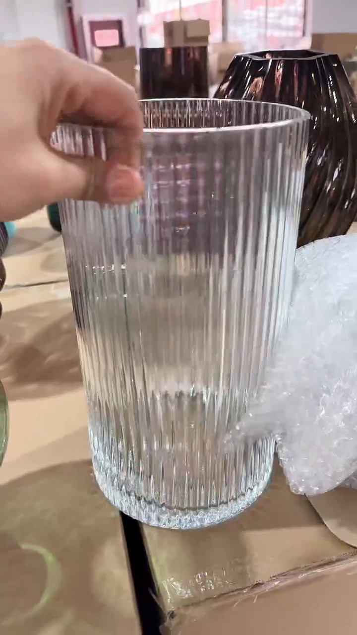 【闪购商品】玻璃透明竖条纹