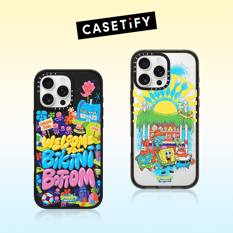 Spongebob × CASETiFY 海绵宝宝联名系列 手机壳 适用iPhone16/15