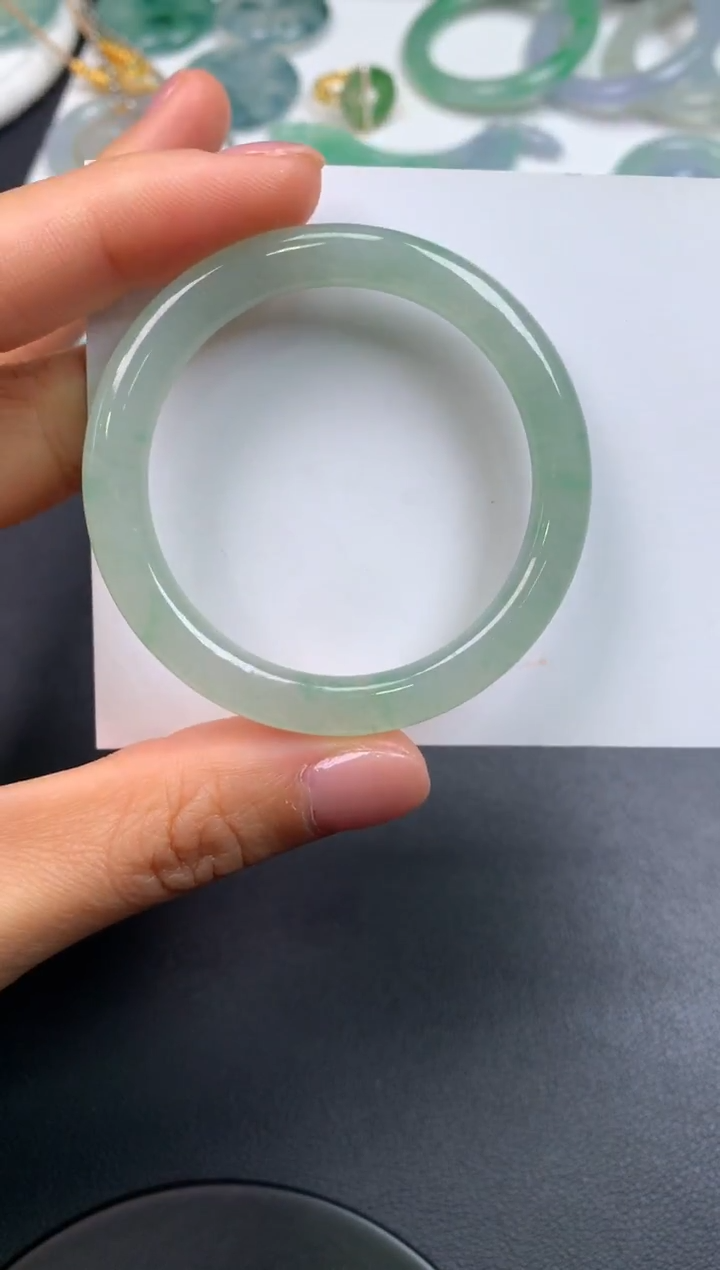 未镶嵌定制翡翠1003990315（42.6*6*6.1）