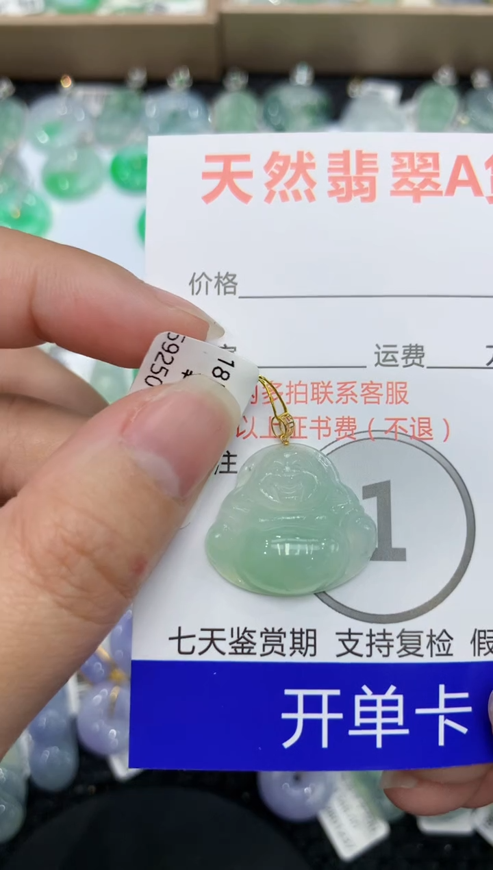 【闪购商品】翡翠颈饰18K金镶嵌 111111111111