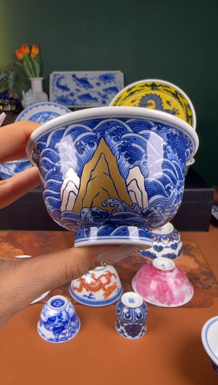 【闪购商品】杯水造 江崖海水。小压手 