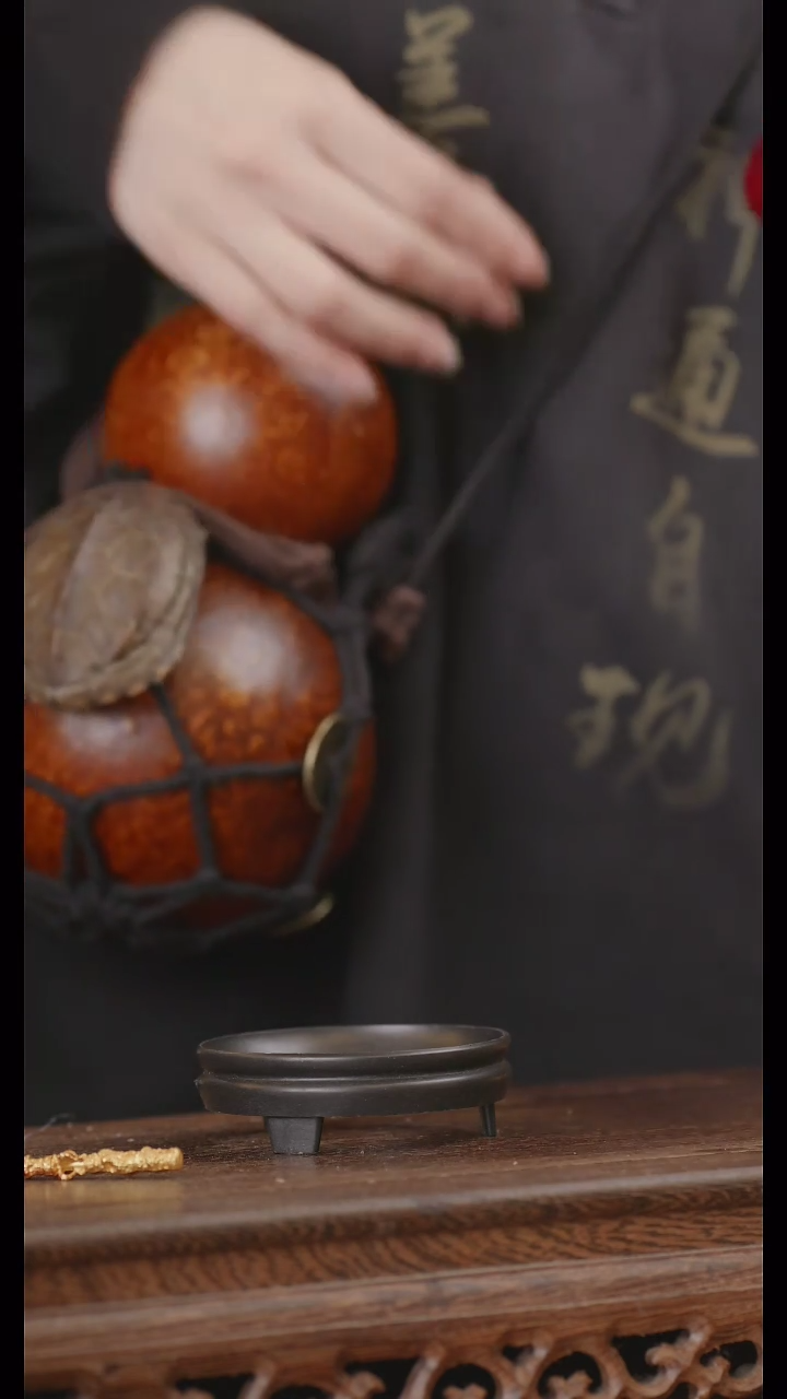 【闪购商品】185号精品天然大漆工艺防渗内胆酒葫芦~