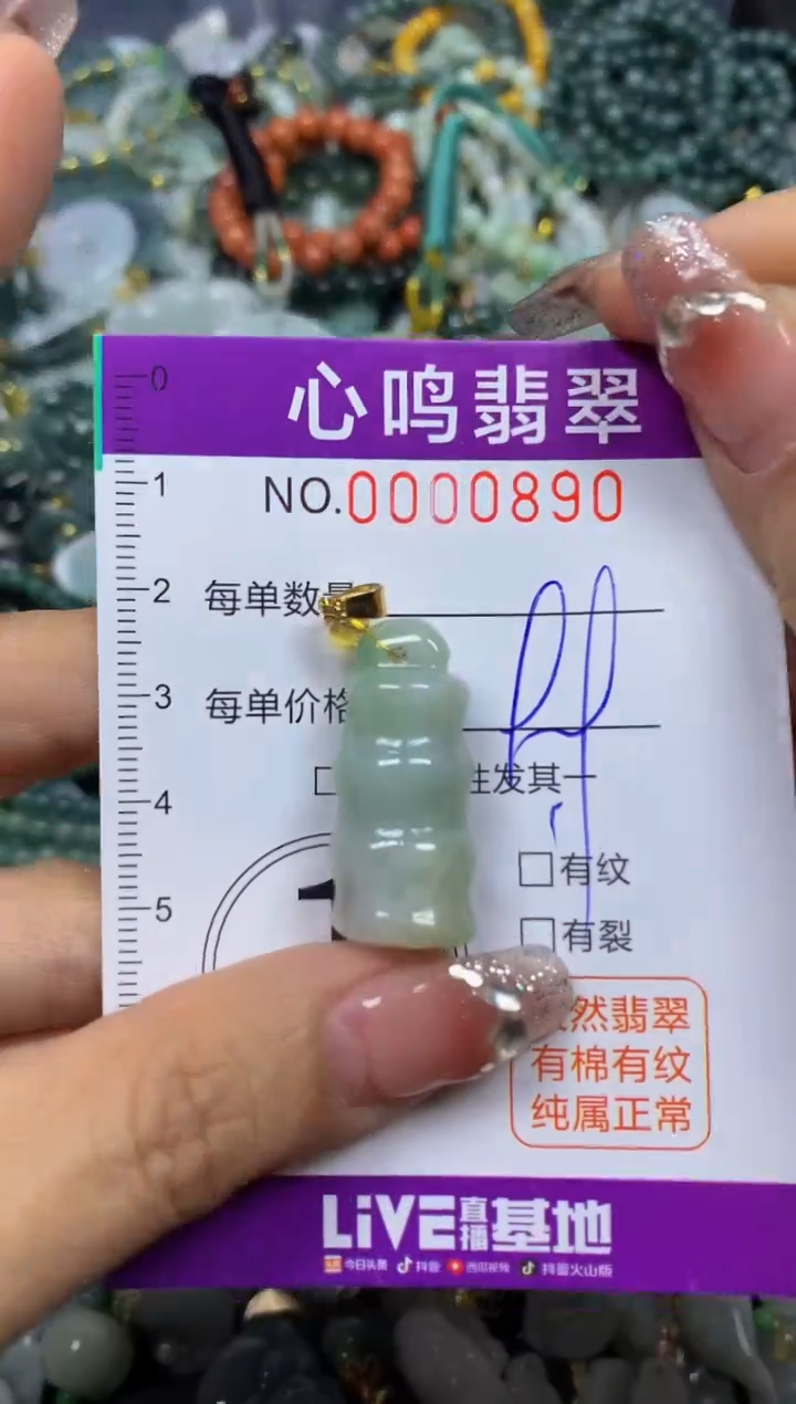 【闪购商品】翡翠颈饰未镶嵌闪购00890