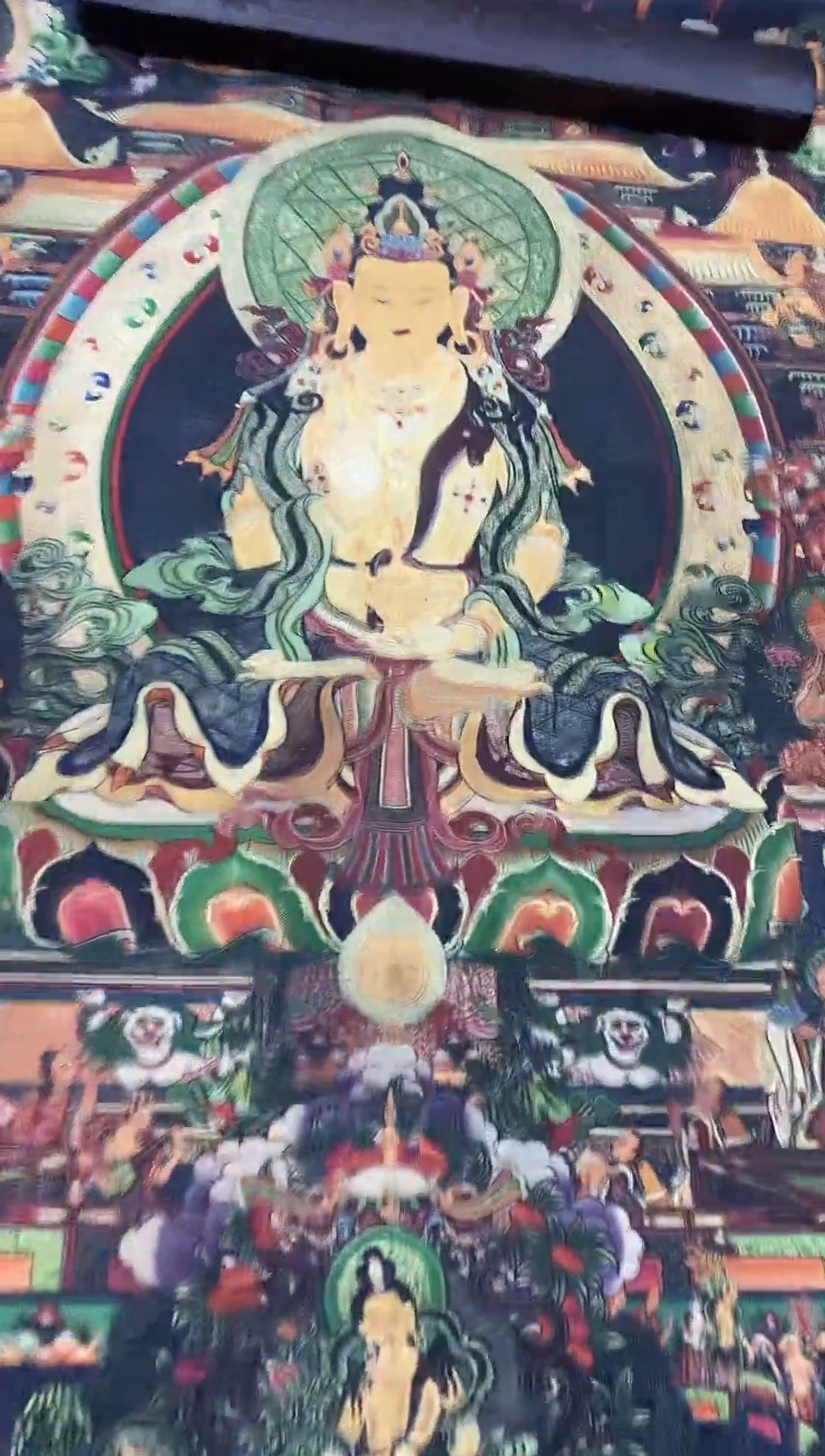 卷轴画精品挂饰 唐卡tk16092