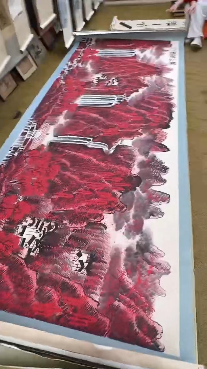 横款中式古典书画作品