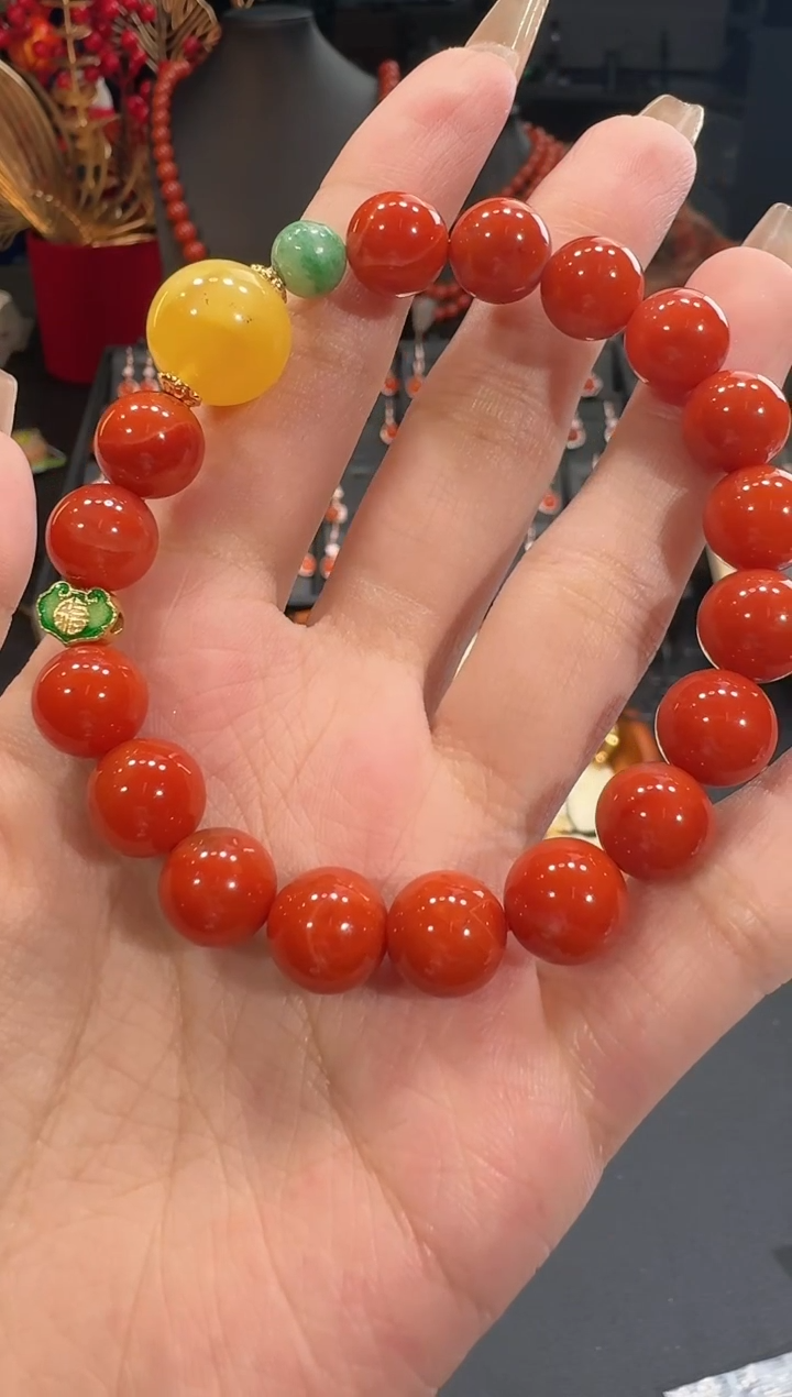 【闪购商品】南红玛瑙颈饰未镶嵌珠串