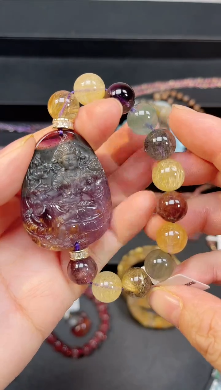 未镶嵌颈饰水晶【百晶灵儿】定制款