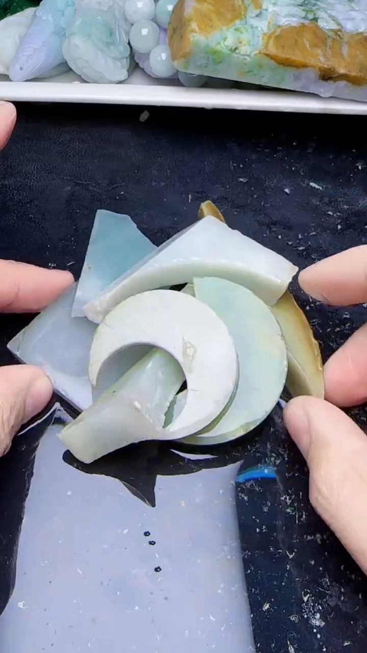 未镶嵌挂件翡翠阿*066