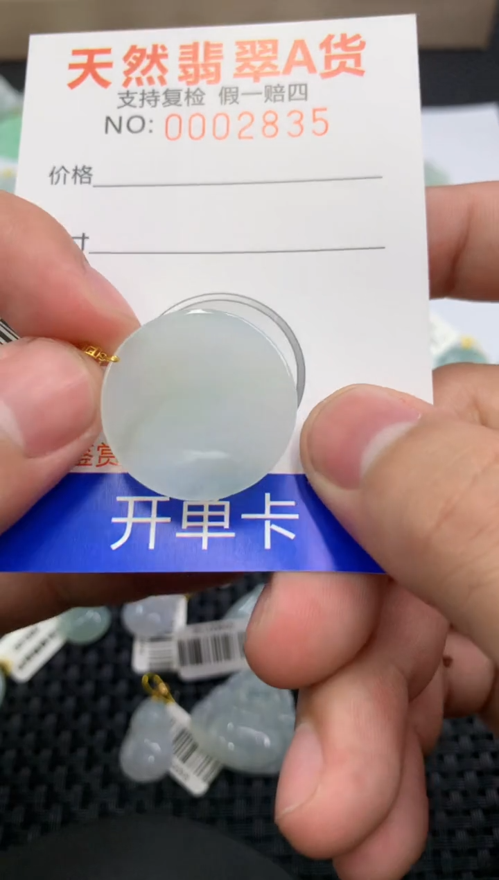 【闪购商品】翡翠颈饰18K金镶嵌11111111111