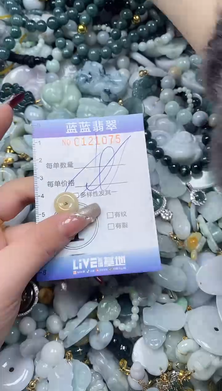 【闪购商品】翡翠颈饰未镶嵌闪购0121075多样性发其一