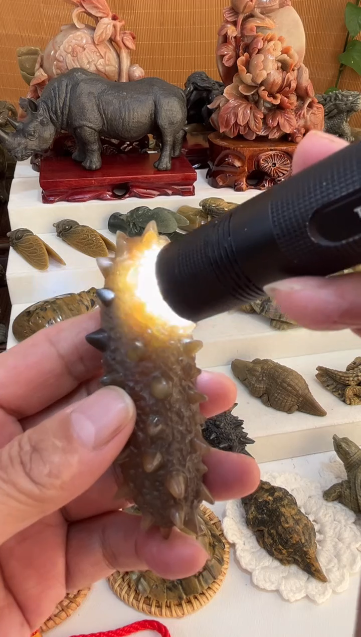 玉圆****?海参莱州玉雕