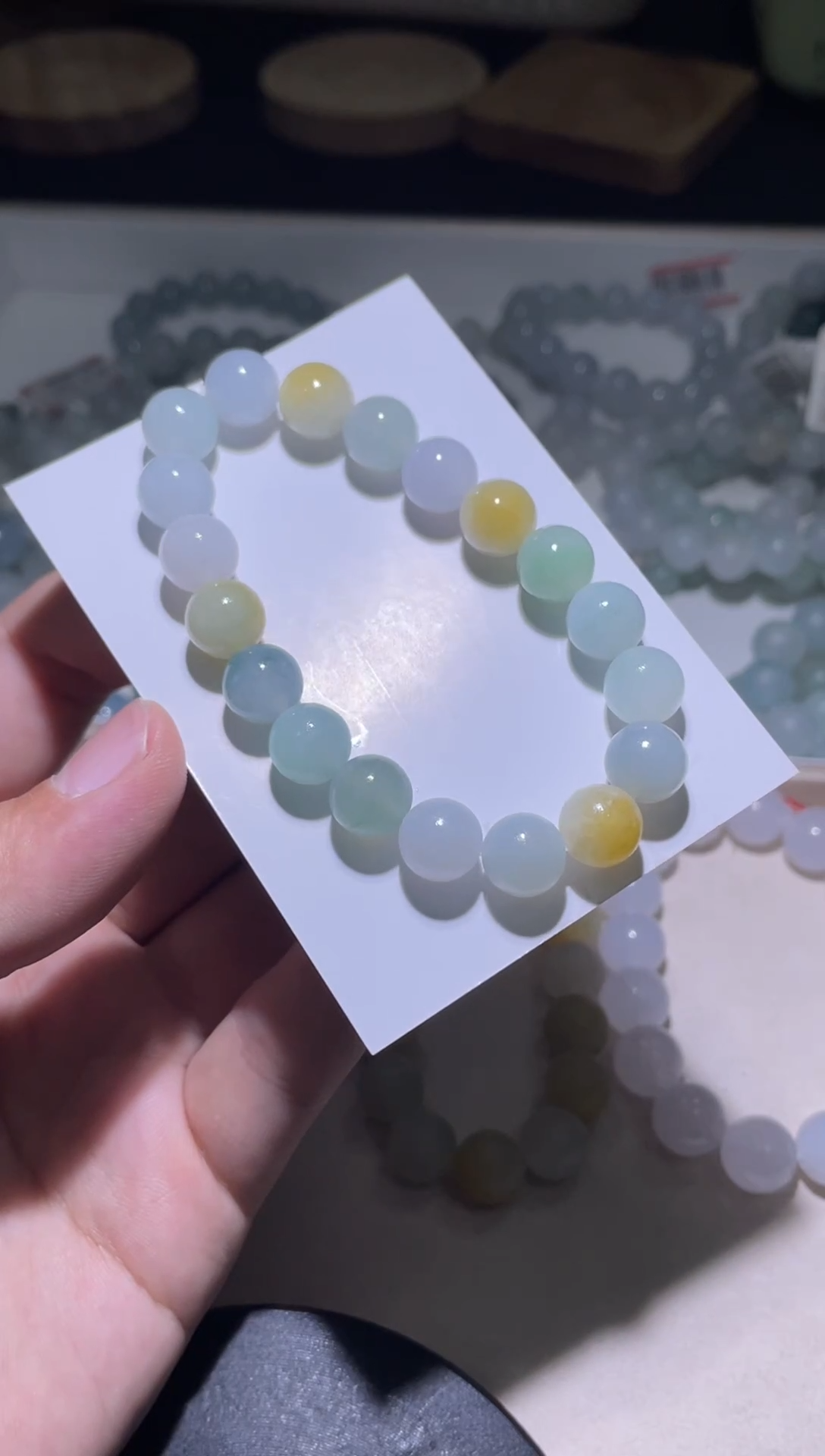 未镶嵌定制翡翠翡翠手串