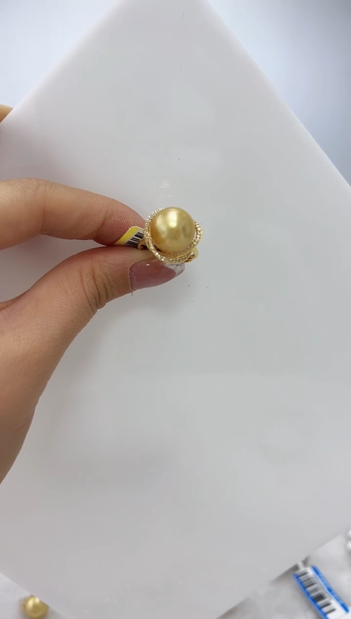 【闪购商品】海水珍珠DA银S925镶嵌戒指  V3275