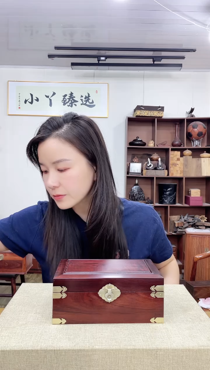 乌木类端景台854奥氏黄檀盒子木木木