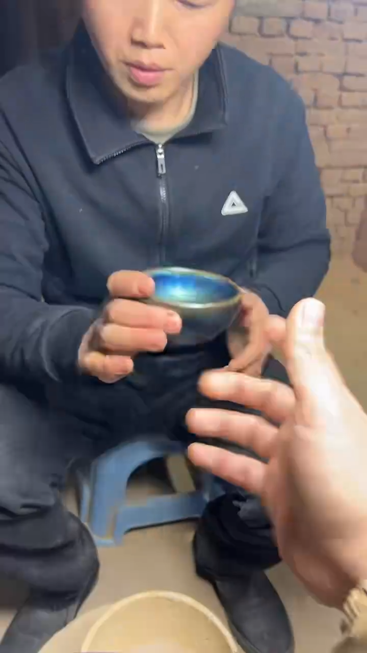 【闪购商品】茶盏名家谢贞生建盏（带证书礼盒）10
