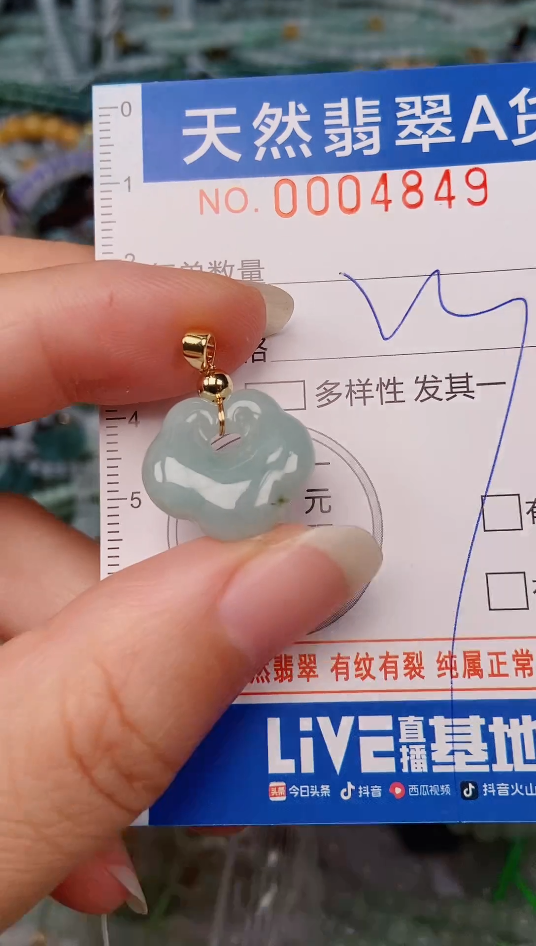 颈饰未镶嵌翡翠00004849