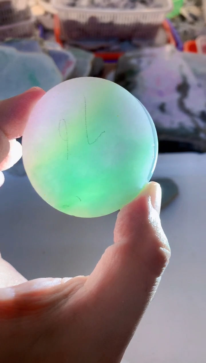 【闪购商品】翡翠未镶嵌颈饰0韩0翡翠珠891