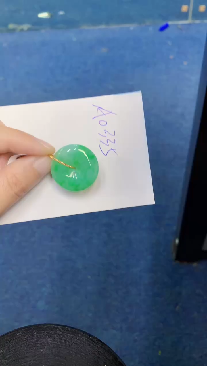 【闪购商品】翡翠颈饰18K金镶嵌000000000