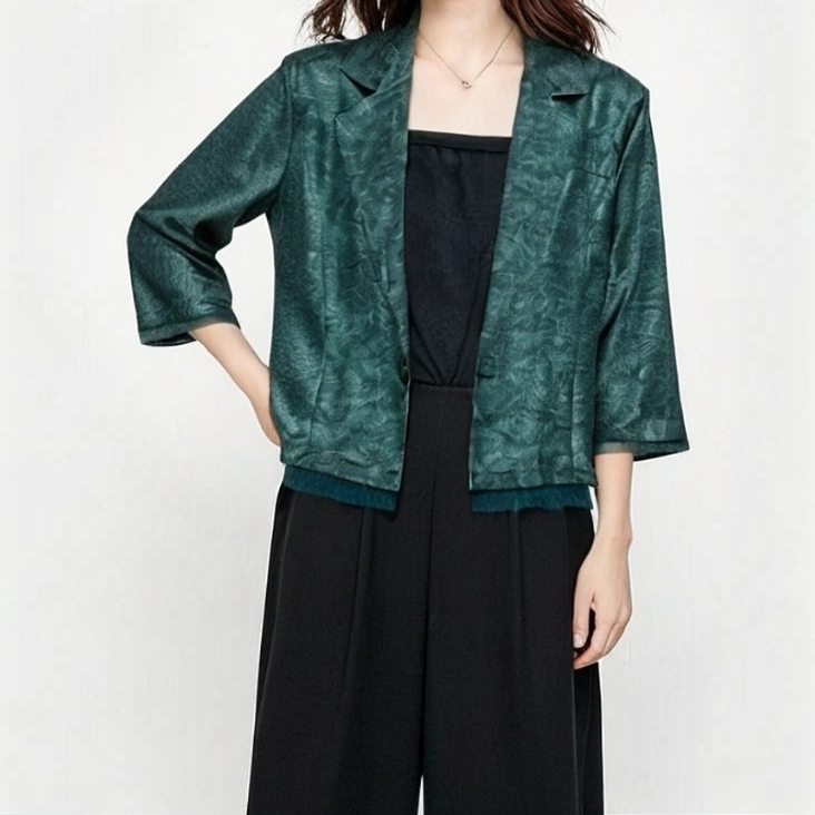 【绿染】3772新款女士西装