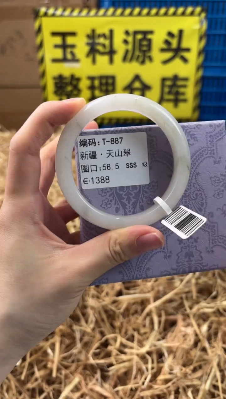 未镶嵌手镯石英质玉T-887