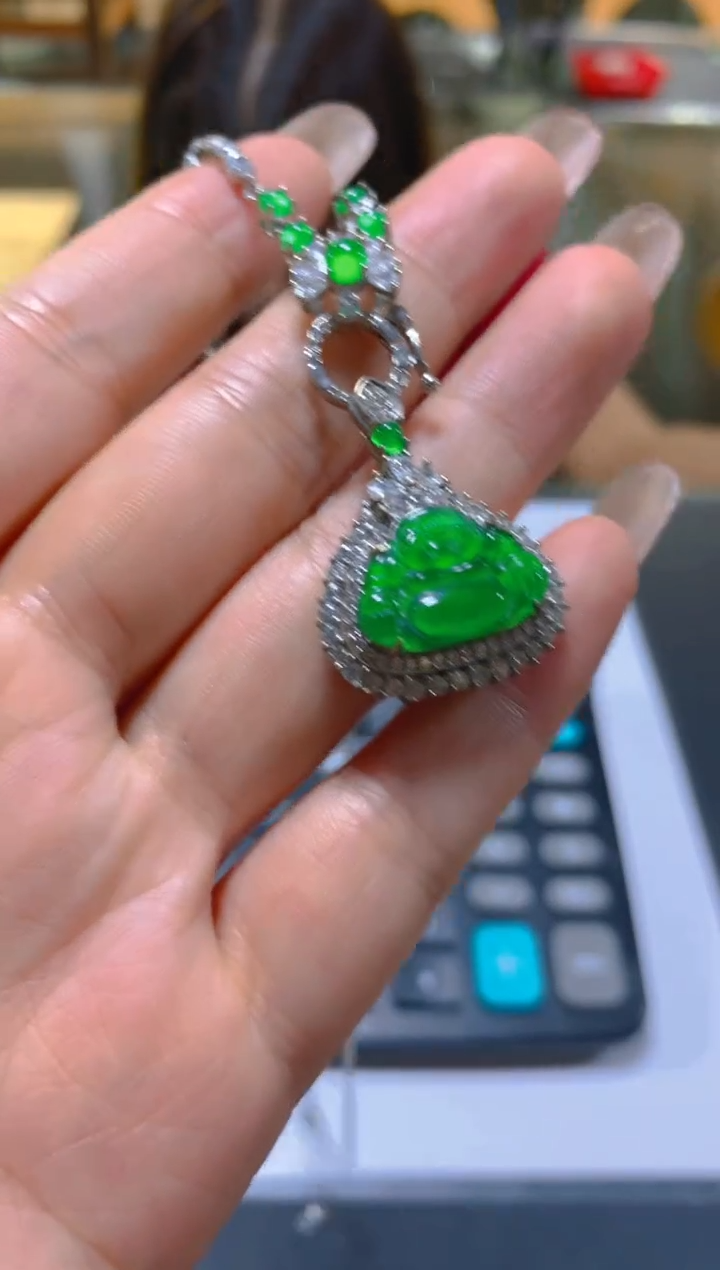 颈饰未镶嵌翡翠多样性发一