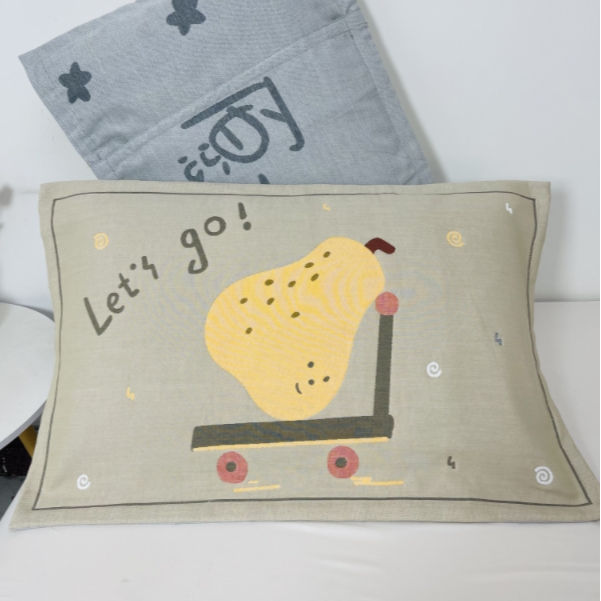 推车阿梨咖纯棉轻奢枕套