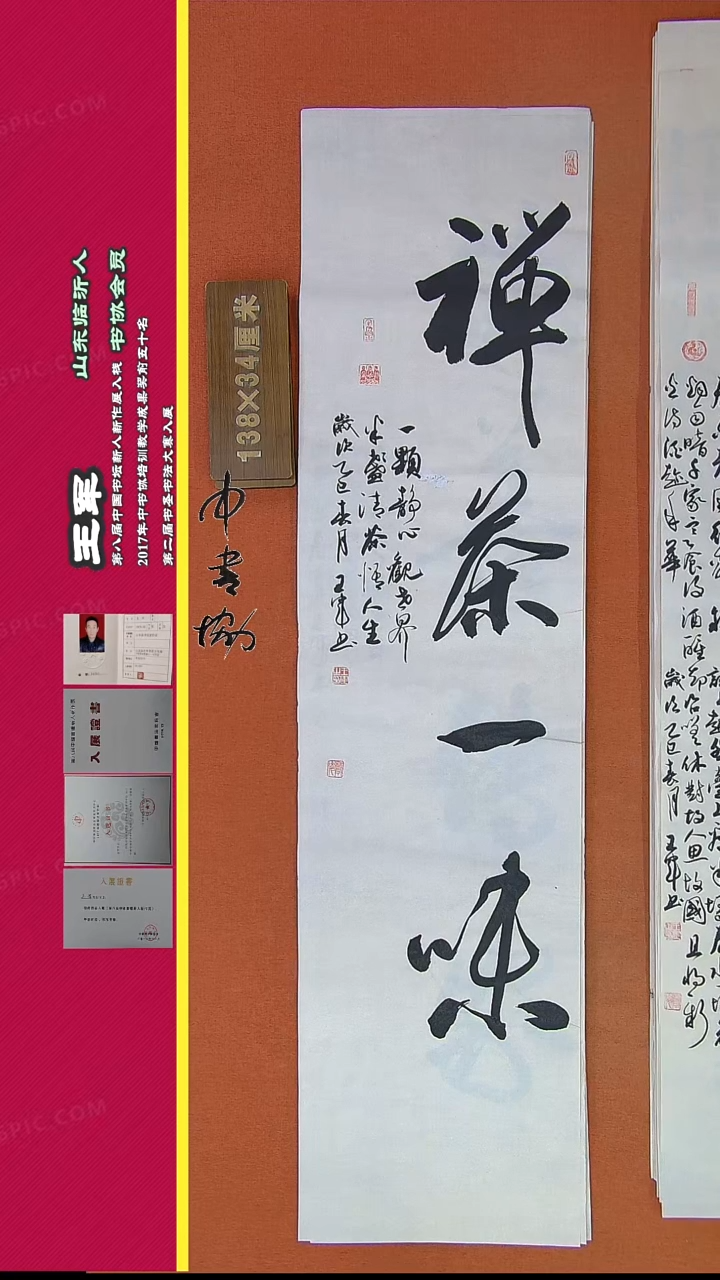 【闪购商品】书法530王军书法精品作品