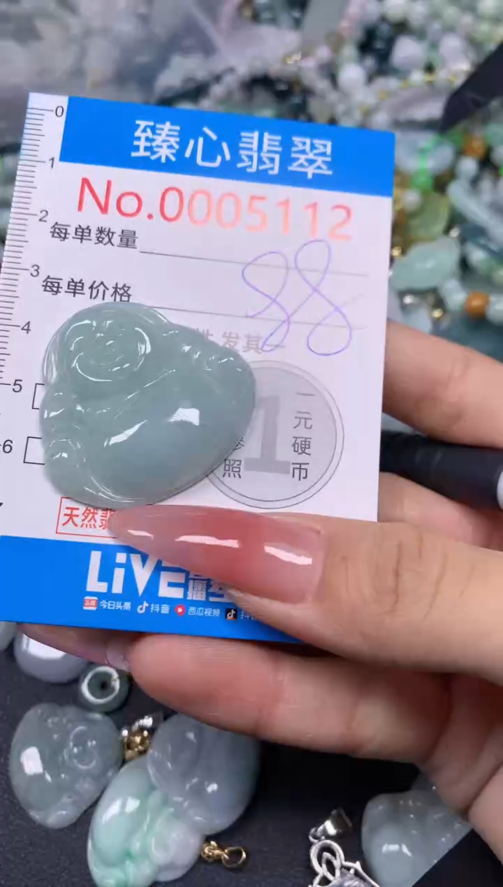 【闪购商品】翡翠颈饰未镶嵌含绳0005112