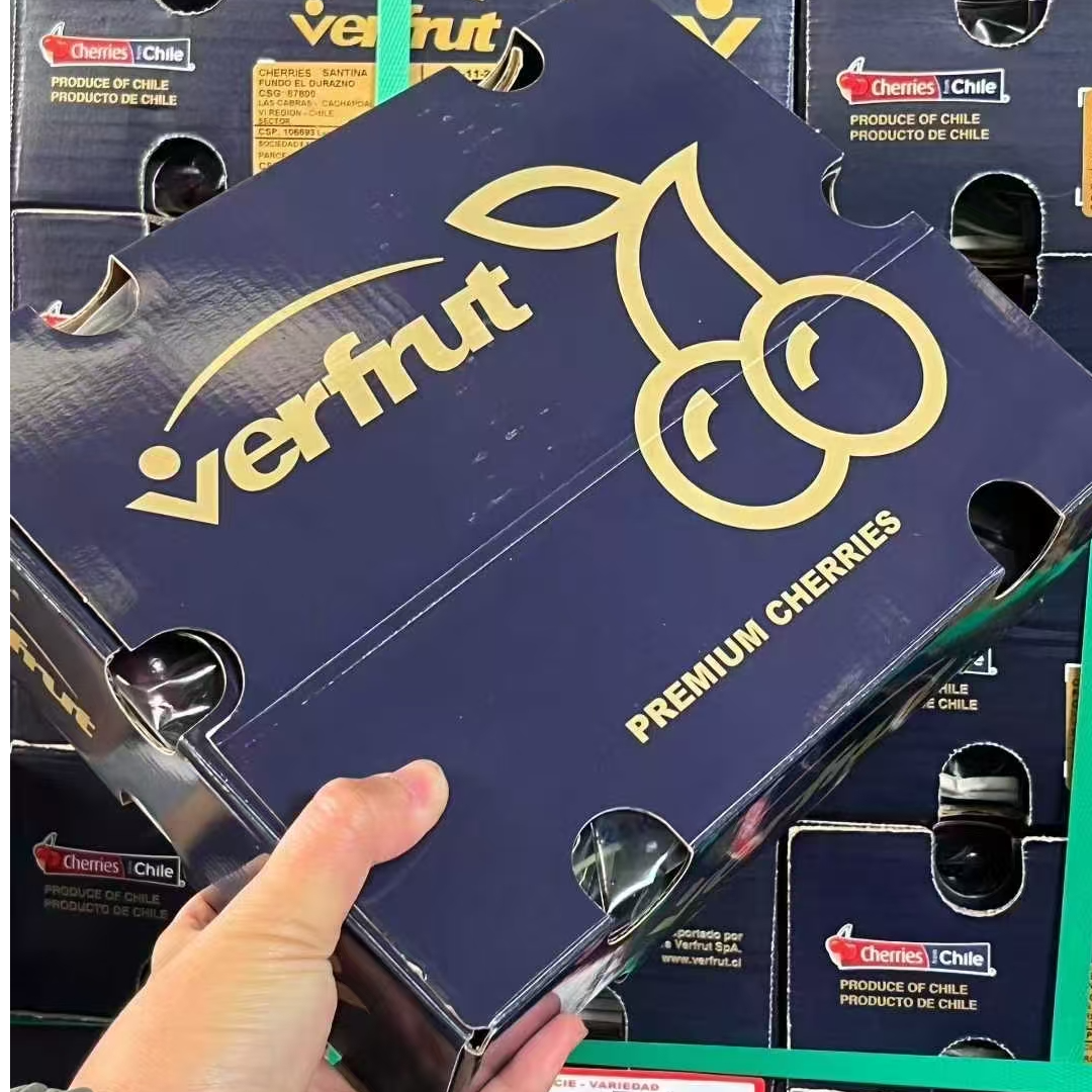 2JDD 桑提娜  沃夫 海运 车厘子  净重5斤装 内附果径卡 桑提娜樱桃智利共和国