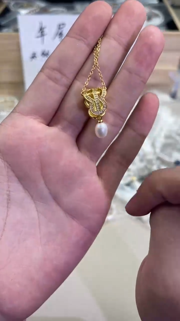 【闪购商品】海水珍珠手链银S925镶嵌1