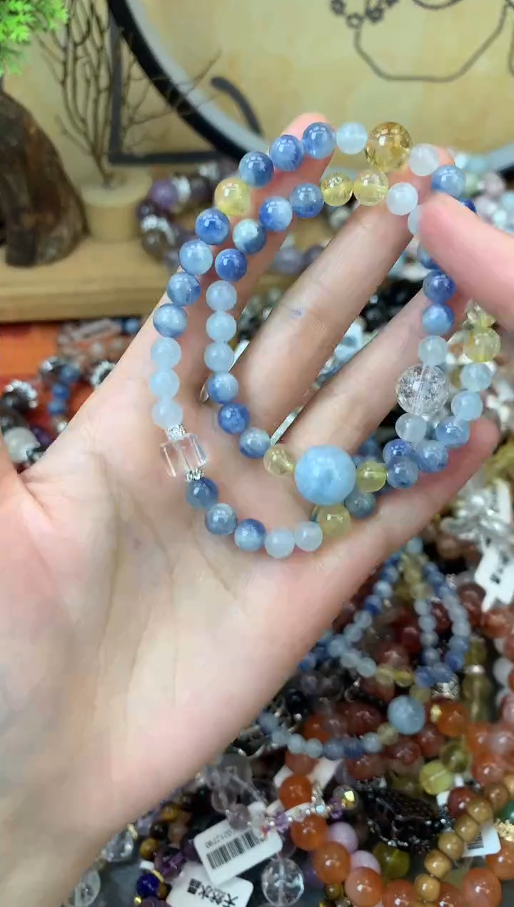 【闪购商品】蓝晶石手串未镶嵌528