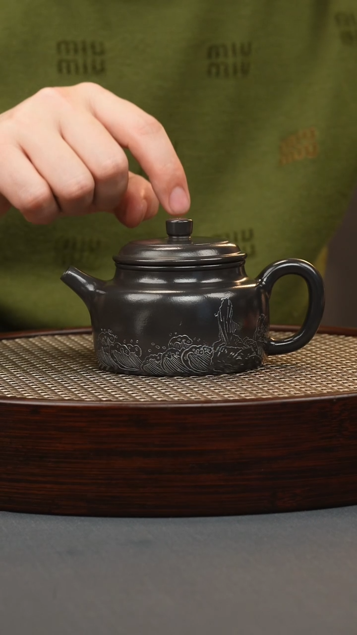 【闪购商品】紫砂茶壶还原烧 德钟 卡银