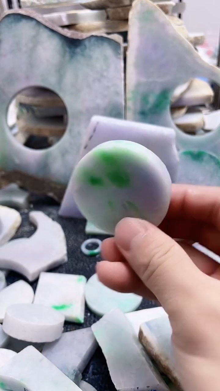 裸石翡翠天然A货翡翠板料