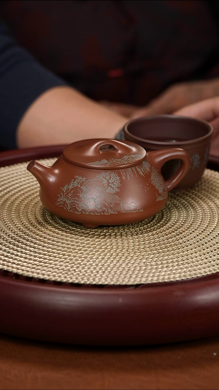 茶壶紫砂邵德华 杯子 石瓢